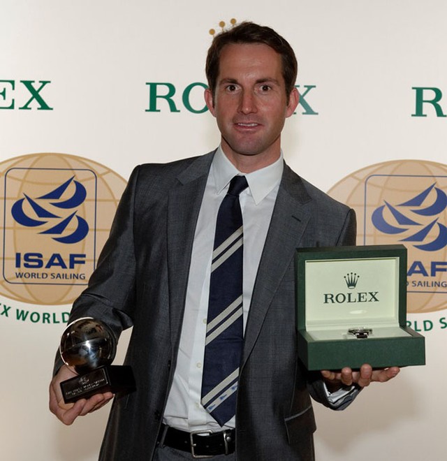 ISAF Rolex World Sailor of the Year Trophy<br />
<br />
Ben Ainslie (GBR)<br />
Finn - London 2012 Olympic Gold Medallist and 2012 World Champion ©  Rolex/ Kurt Arrigo http://www.regattanews.com